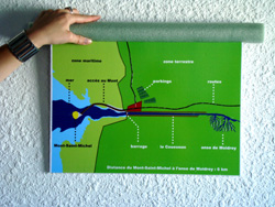 Planche tactile côté plan